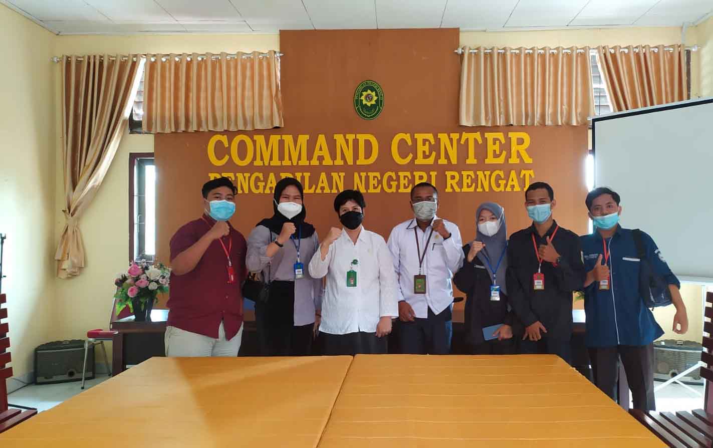 Pengadilan Negeri Rengat Menerima Audiensi Pengurus Besar Persatuan Mahasiswa Indragiri Hulu (PMINHU)